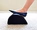 Under Desk Foot Rest - Ergonomic Non-Slip Black Mesh Material with Memory Pillow Cushion, Use with Your Office Chair to Relieve Knee, Leg, Foot Pain, Footrest for Home and Travel by Pure Journi