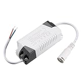uxcell LED Driver 12-18W Constant Current 300mA High Power AC 85-265V Output 36-65V DC Connector External Power Supply LED Ceiling Lamp Rectifier Transformer (Tamaño: 1 Count (Pack of 1))