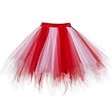 Dressever Vintage 1950s Short Tulle Petticoat Ballet Bubble Tutu