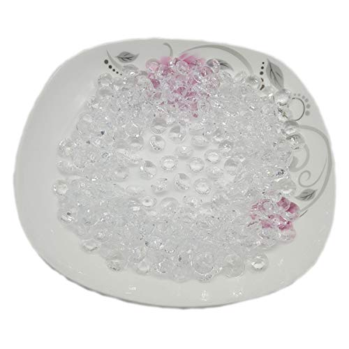 AiFanS Acrylic Diamonds,Acrylic Diamond Beads,Acrylic Diamond Gems for Table Scatter Or Table Confetti,12mm Pack of 500Pcs