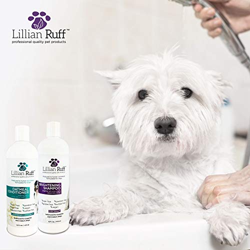 Lillian Ruff Brightening Shampoo & Oatmeal Conditioner Set For Dogs