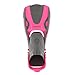U.S. Divers Youth Flare Junior Silicone Snorkeling Set, Gun Metal Pink, Small (1-3)