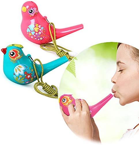 Saniswink-Realistic and Durable Musical Toy,1Pc Coloured Drawing Water Bird Shape Whistle Musical Instrument Kids Toy Gift - Random Color