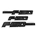 3x OEM F-150 Fx4 Emblem Side Fender F-150 Badge Rear Tailgate 3D Nameplate Replacement for F150 Origianl size Genuine Parts Black