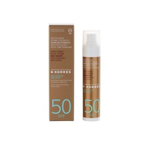 Korres Red Grape Antispot Face Cream Spf50 (50Ml)