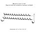 Huji Wall Mount Tie and Belt Rack Organizer, White (1 Pack)