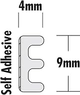 Stormguard 05SR033010MW 10m EPDM Self-Adhesive E Profile Draught Excluder White view 3