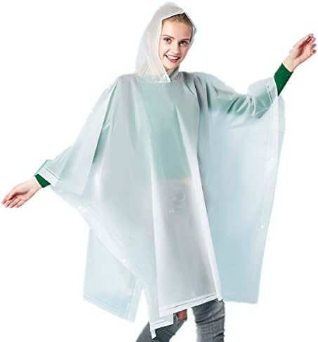 Bettery Women and Men Hiker Uniexe Rain Poncho Waterproof Raincoat with Hoods for Outdoor Activities