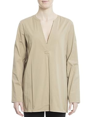 Theory Women's H0204517TS6 Beige Cotton Dress