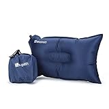 Weanas Lightweight Compressible Recreation Self Inflating Air Pillow, Comfortable, for Camping, Hiking, Travel, Backpacking, Picnic, Outdoor Sports, Rectangular 20” L X 12” H