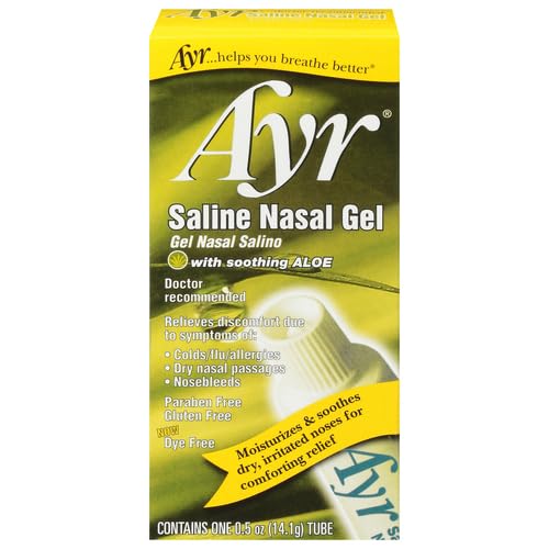 AYR SALINE NASAL GEL, WITH SOOTHING ALOE, 0.5 OUNCE TUBE (PACK OF 1)