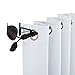 FLOWEROOM Room Darkening Curtains Thermal Insulated Blackout Curtain with Grommet for Living Room, Greyish White, 52 x 95 inch, 2 Panels