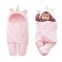 upsimples Newborn Baby Girl Blanket Soft Plush Unicorn Baby Swaddle Blanket Baby Girl Clothes Receiving Blankets for Girls 0-6 Months,Baby Girl Shower Gifts