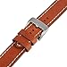 Paylak LEA1553-24 24mm Leather Calfskin Brown Watch Band