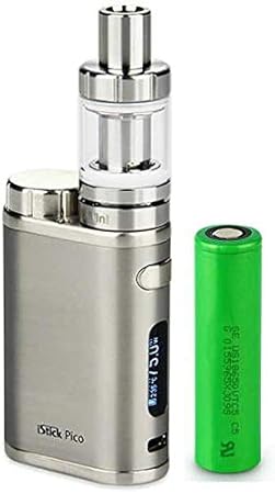 Amazon Eleaf Istick Pico イーリーフ アイスティック ピコ スターターキット Melo 3 Mini アトマイザー Sony Vtc5 バッテリー付 日本語説明書付 ブラッシュドシルバー Eleaf 電子たばこセット スターターキット