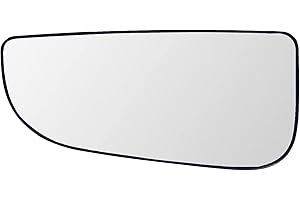 YEPARIE 68067730AA Left Driver Side Mirror Lower Glass Replacement For 2010-2020 Dodge Ram 1500 2500 3500 4500 5500 - For Ram 1500 2500 3500 4500 5500 Side Mirror Glass With Rear Holder