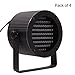 Exlight Stage Lights, 86 RGB LEDs Par Lights, Round Design, Sound Activated, for Bars, Parties, Concerts and Light Show Pack of 4 Color Black