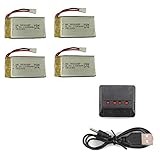 UUMART 4PCS 3.7V 1100mAh Upgraded Lipo Battery For Syma X5SC X5SW RC Quadcopter Parts