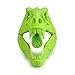 Funwares Wash n' Roar T-Rex Shower Head, Green - Shower Nozzle Shaped like a Tyrannosaurus Rex Skull