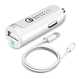 Noot 18W Qualcomm Quick Charge 2.0 Technology Car Charger with 6-Feet Micro USB Cable