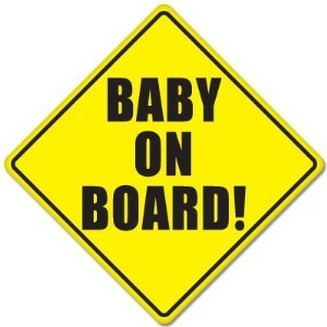 Baby On Board Baby Safety Sign Car Sticker