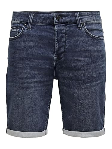 Onsply Reg D Blue Jog PK 8582 Dnm Noos Pantalones Cortos Hombre, Azul Denim, S
