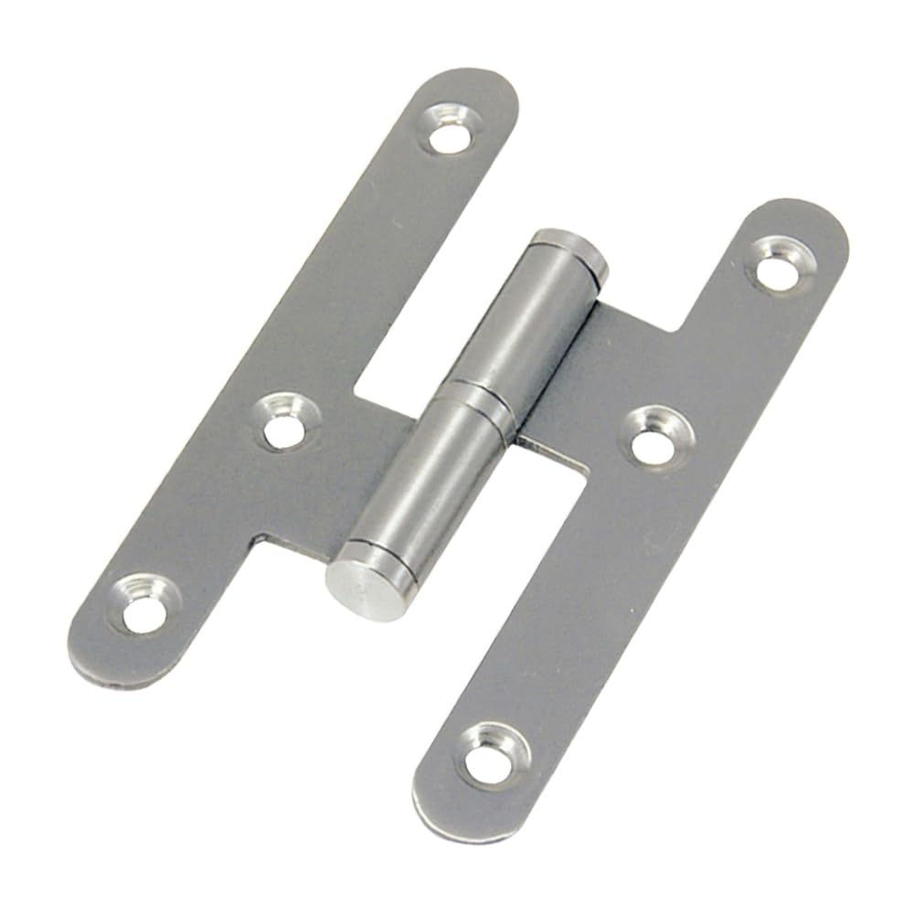 Papillon - Stainless Steel Round-Edged Hinge - 100mm - Right