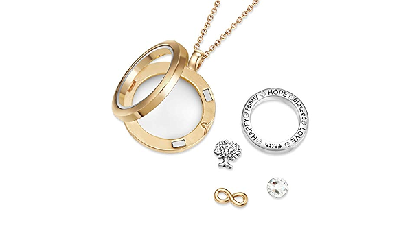MESTIGE Women Crystal Gold Words of 