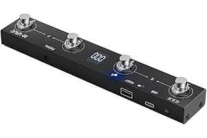 LUOUY NEW M-vave Chocolate Plus Wireless Midi Controller Keyboard 4 Buttons Foot Switch Supports MIDI Host Interface Control