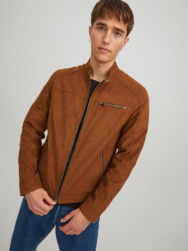 Faux Suede Jacket Faux Suede Jacket Cognac m Cognac M