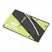 Card Shaped Folding Knife Survival Knife Pocket Knife,with Stainless Steel Shell Black Blade(Green)