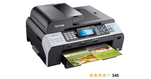 Amazon Com Brother Mfc 5890cn Professional Series Color Inkjet All In One With Networking And Large Size Printing Electronics