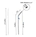 Stainless Steel Metal Straws for YETI, RTIC and OZARK Tumblers Cups fit 30 oz & 20 oz. Multicolor Silicone Clips (4-Pack). Premium Dishwasher Safe, Extra Long, Ergonomically Bent - by PrimeStraws