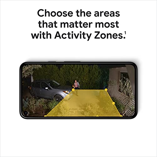 Google Nest Cam with Floodlight - Outdoor Camera - Floodlight Security Camera, White, 1 Count (Pack of 1) - View 13