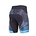 beroy Men's Comfortable Bicycle Cycling Pants, 3D Padded Bike Shorts Blue 2XL