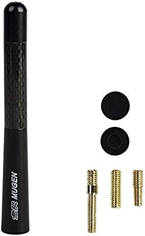 Ofustar 4.7-Inch Carbon Fiber Sports Style Short Car Radio Antenna