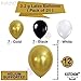 2019 Balloons Graduation New Year- Gold, 2019 Foil Mylar Number - Graduation Party Supplies 2019 - Graduation Decorations - Gold Black White Balloons for New Years Eve Party Supplies 2019, Large