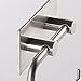 Lingstar Toilet Paper Holder, SUS 304 Stainless Steel, Self Adhesive, Paper Towel Dispenser for Bathroom Kitchen- Brushed
