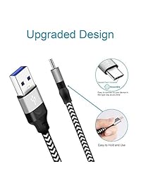 Cable de carga USB tipo C para Galaxy S10E S10 Plus, Galaxy10, Galaxy9, Samsung 10 Tab S4, LG G8 V35 Thinq, Moto G7 Z3 Z2 Play, Xiaomi 8 9 Pocophone F1, cable de carga rápida