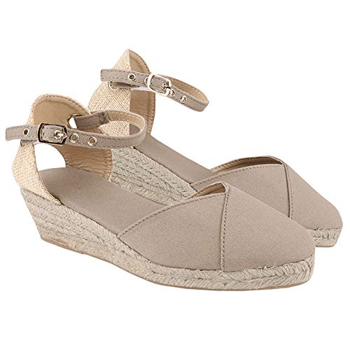 wedge heel closed toe