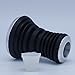 Black Hookha Hub Silicone Shisha Bowl, Wind Screen, food grade quality.Apple on top hookah head / Metal Coal Screen …