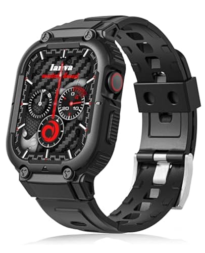 Compatible for Apple Watch Band 45mm 44mm 42mm with Bumper Case