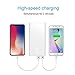 Power Bank 8000mAh, iXCC Portable Charger Ultra High Capacity External Battery Pack with ChargeWise Tech 2.4 Max Maximum Dual Ports Speed Charging for iPhone, iPad, Samsung Galaxy
