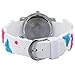 Zeiger Toddler Fashion Children Kids Watches Girls Age 5 - 7 - 10 Time Teacher, Cartoon Character 3D Butterfly Silicone Band -White