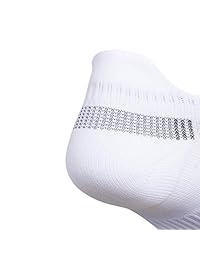adidas Superlite Prime Mesh Tab No Show - Calcetines para hombre (2 unidades), Blanco