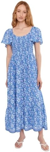 sarina short sleeve midi dress Sarina Short Sleeve Midi Dress - Multi-color