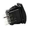 Amarine-made-12v-20-Amp-Waterproof-2-Blue-LED-On-Off-On-2-Position-Boat-Marine-DPDT-7-Pin-Rocker-Switch-with-2-Blue-Led-Lamps