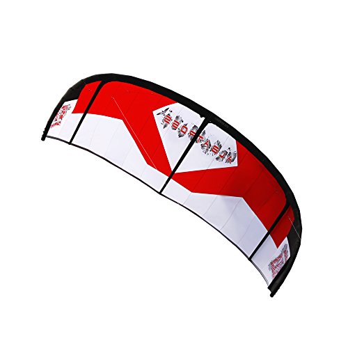 Albatross 13 square red kitesurfing kiteboarding wind surf board surf kite contain the bar and pump