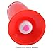 Cob 4.5 Inches Silicone Vibrating Butt Plug Anal Vibrator Prostate Massager for Men or Women (Red)