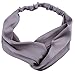 driew Satin Headband, Silk Headbands for Women Pack of 5